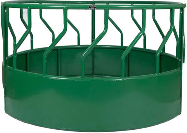 HEAVY BOTTOM  CLOSED ROUND BALE FEEDER Powder Coated RAL 6005
