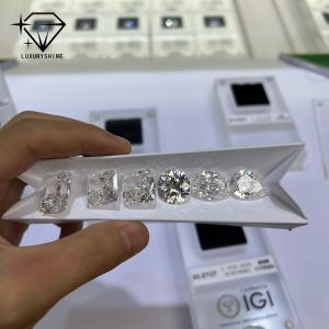 LuxuryShine VS1-VS2 Lab Grown Diamond Loose Diamonds Heart/Princess/Oval/Round