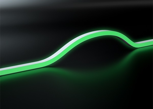 8X12CM 12V/24V LEDのトンネルのためのネオン屈曲ライトは地階を出る