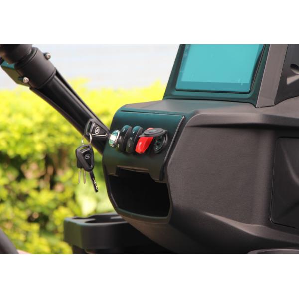 Comfortable Portable 4 Seater Golf Cart With Imported Electric Controller And Off Road Tires