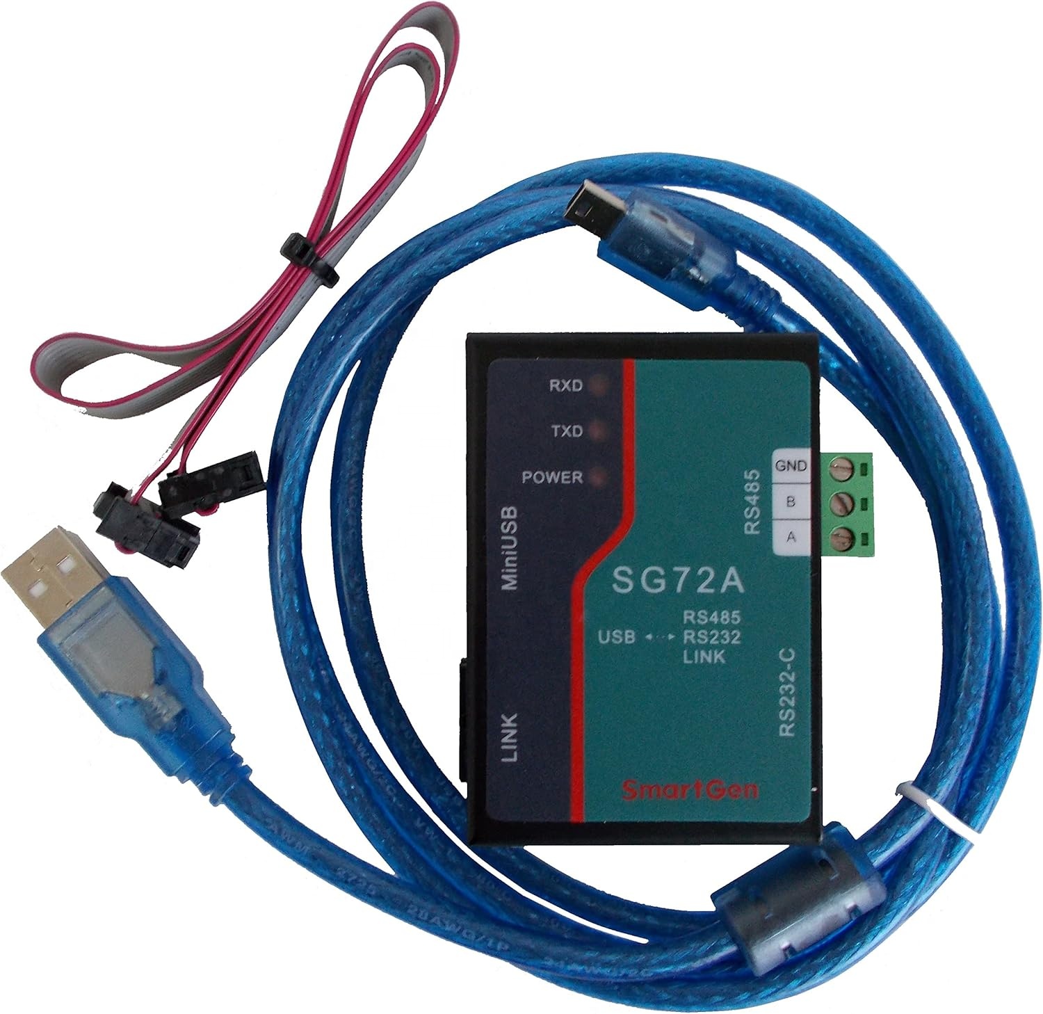 SMARTGEN SG72A 5A ABS Diesel PC Adapter USB to RS232/RS485 Generator Parts & Accessories