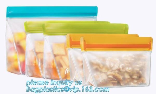 Reusable Snack Bags Sandwich Storage Bag, k Plastic Slider Storage Bag, food/snack candy storage bag, bagplastics