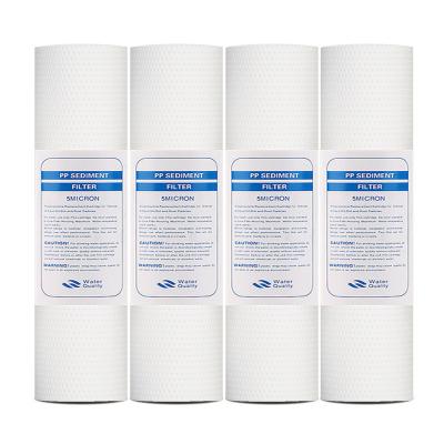 Elementos de filtragem de sedimentos de PP de 10 * 2,5 polegadas para equipamento de purificação de água doméstica
