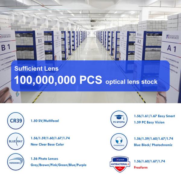 Wholesale 1.56 Hmc Single Vision Lenses Eyeglass Lenses Glasses Lenses