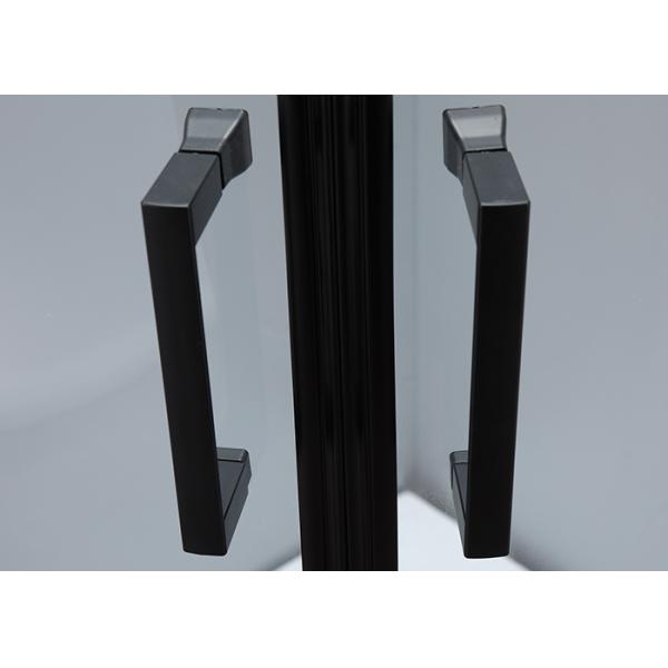 Curved Corner Shower Enclosure , 900x900x2000mm Shower And Bath Enclosures chrome aluminium