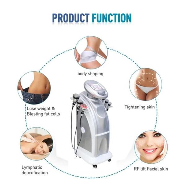Прибор красоты удаления целлюлита RF 80K машины кавитации вакуума потери веса