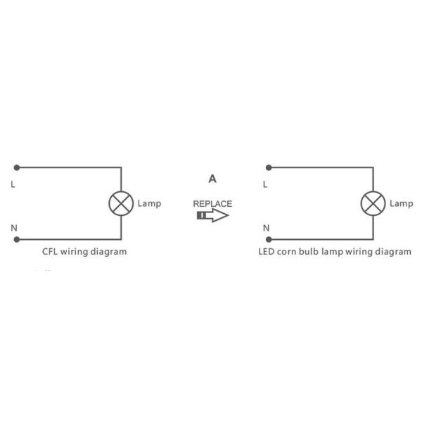 Garden Warm White 100W Led Corn Light E40 / Outside Corn Led Lights Effiective