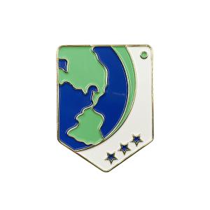 Zinc Alloy Shiny Gold Soft Enamel Badge – A Stylish Emblem of Achievement and