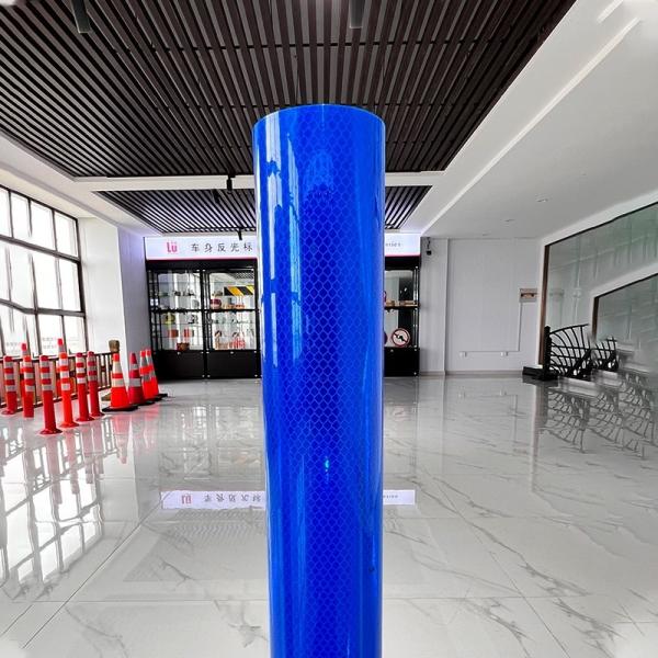 High Visibility PMMA Diamond Reflective Sheeting Vinyl for Traffic Signs