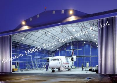 Airport Development Aircraft Hangar Buildings , Steel Airplane Hangars Constructions