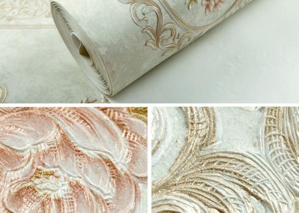 European Style Ecofriendly Non woven Wallpaper , Bedroom Non Woven Wallcovering