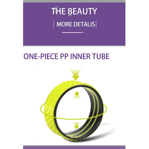 33CM X 13CM Sports Pilates Yoga Exercise Wheel ECO Core Flexibility For Back