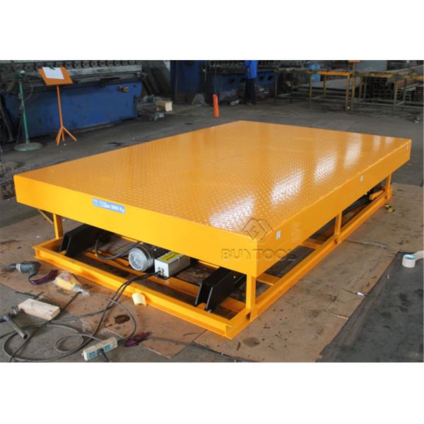 1500 Kg 10000 Lb Stationary Scissor Lift Table Forklift Truck Hydraulic Lifter Dock