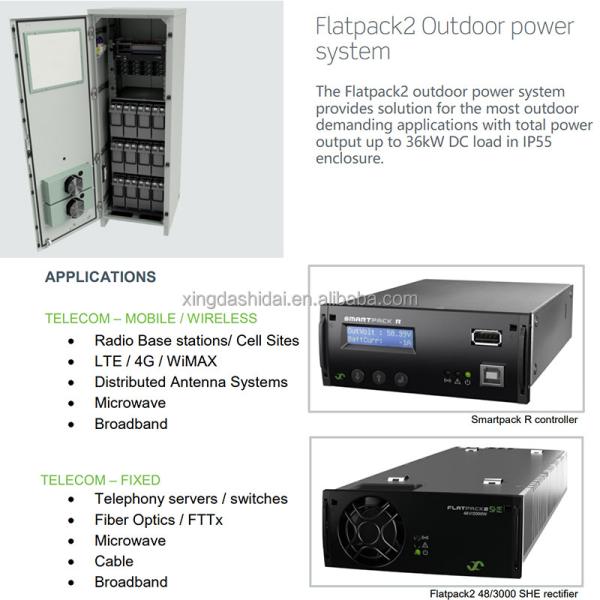 36kw DC48V 700A Eltek Flatpack2 Outdoor Power System IP55  CTO31240.Nnnn