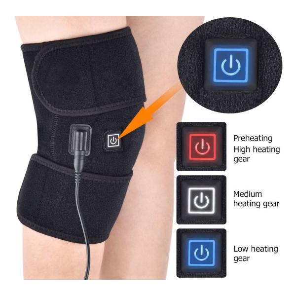 Обруч терапией жары поручая УСБ для материала графена температуры травмы 45деграде колена