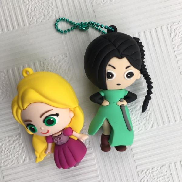 Personalized Cute PVC Anime Figures Keychain Charm Accessories
