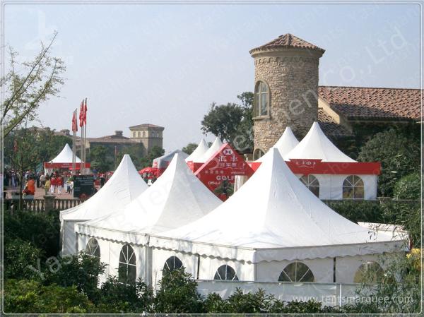 High Peak PVC Party Tent Shelter White Gazebo Canopy 80 km / h Wind Load
