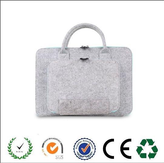 Promotional Functional zipper closure felt laptop bag  from china manufacturer