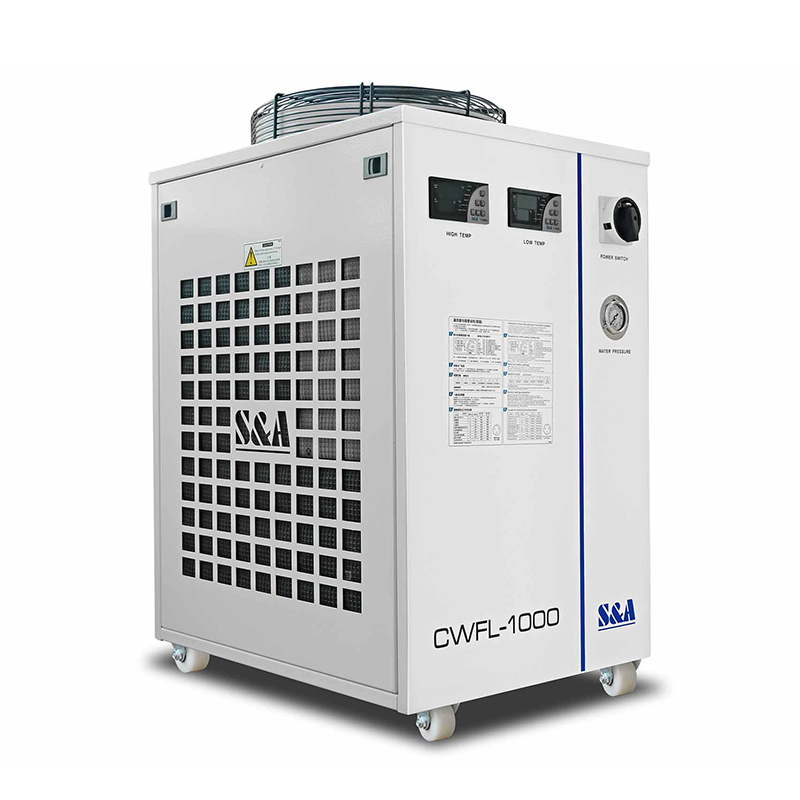 Охладитель воды частей оборудования лазера волокна S&A CWFL-1000 1000W 1KW
