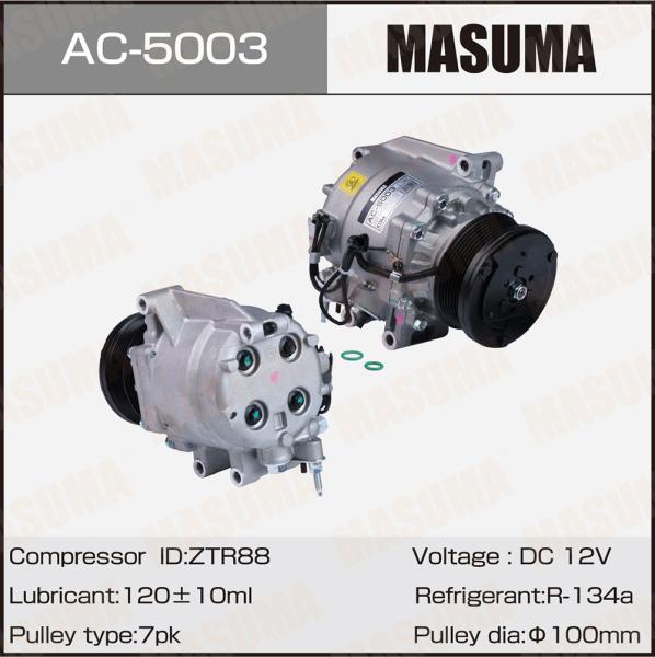 Compresseur de climatisation MASUMA AC-5003 pour Honda Civic FD FA 1.8 R18A1 Le meilleur choix