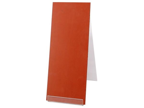 Composite Bearing Material Flat Strip, Red Polymer Fibres, Steel With Sinter Bronze Interlayer