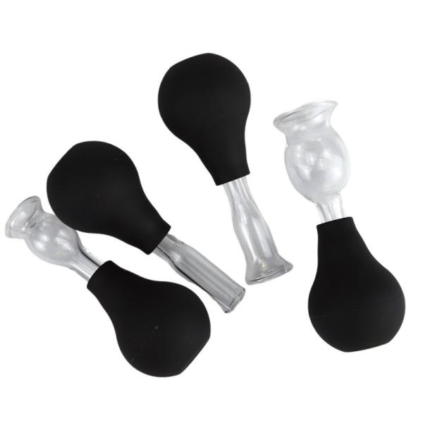 Massage Tools Silicone Glass Suction Cupping Set for Face Guasha Wrinkle Removal Skin Care Spa Beauty Salon Therapy Cups