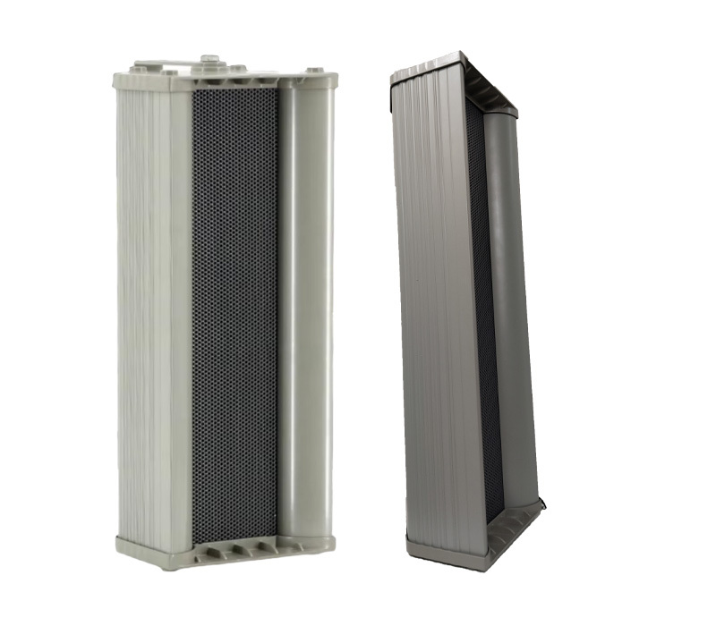 Two Way 100V Line Column Speakers 40W Aluminum PA Loudspeaker