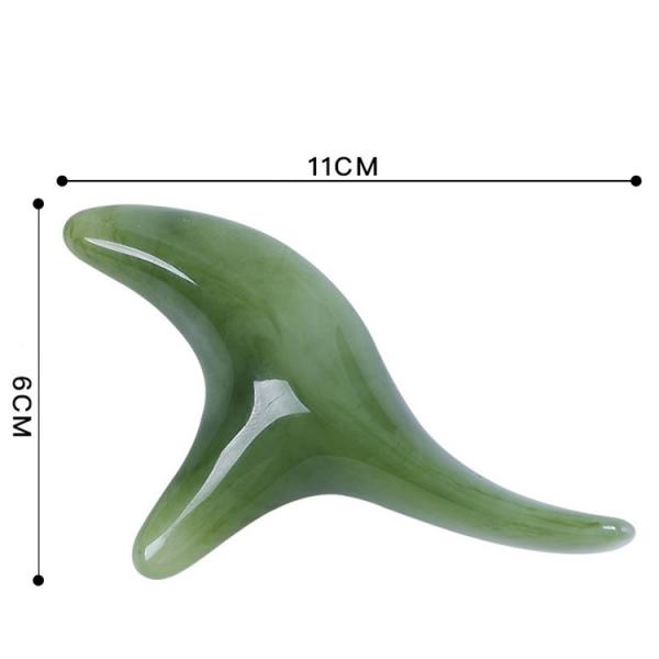 ISO9001 Certified Triangle Bird Beeswax Foot Massage Tool Four Colors Optional