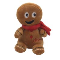 Brown que grava repetindo Ginger Man With um lenço vermelho