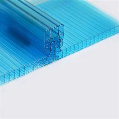 Danpalon U-Lock Polycarbonate Sheet For Roofing PC Sunshine Board Sound Insulation