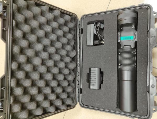 Mini Digital AI Technology Drone Jammer Flashlight Type With Fast Replacement Battery