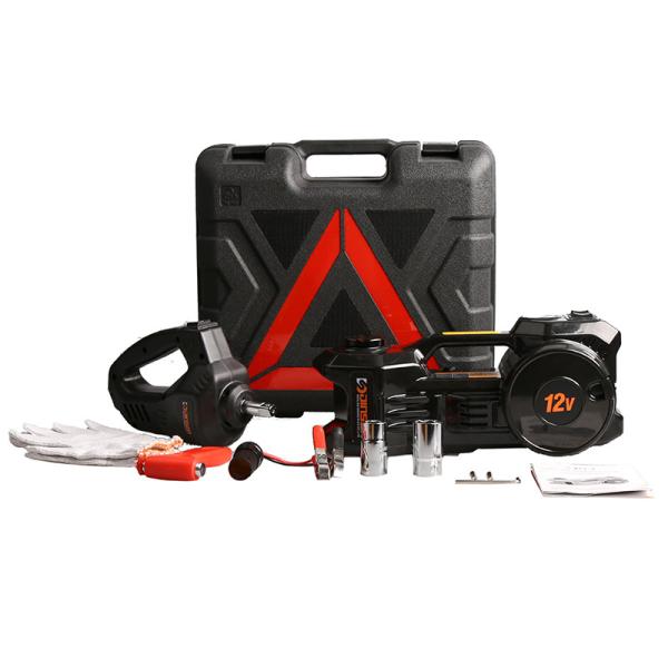 3 In 1 Electric Hydraulic Jack Kit 1-10T 12v Electric Jack 3 Ton With Air Pump