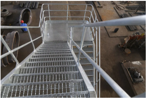 Stable Steel Grating Stair Treads Hot DIP Galvanized