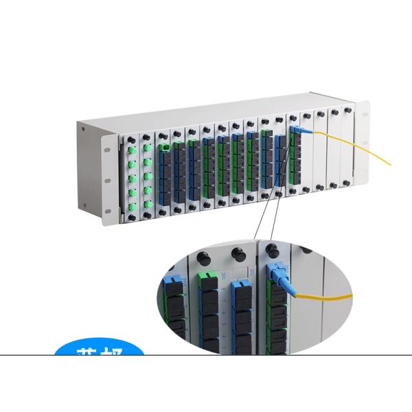 1x2 1x4 1x8 16 Slots Fiber Optical PLC LGX Splitter Chassis for 3U 19