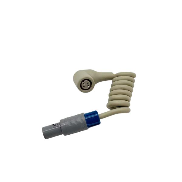 NEWPORT GR-CBL2123P Medical-Grade PVC Exhaust Flow Cable for Adult Respiratory Monitoring CE Certified
