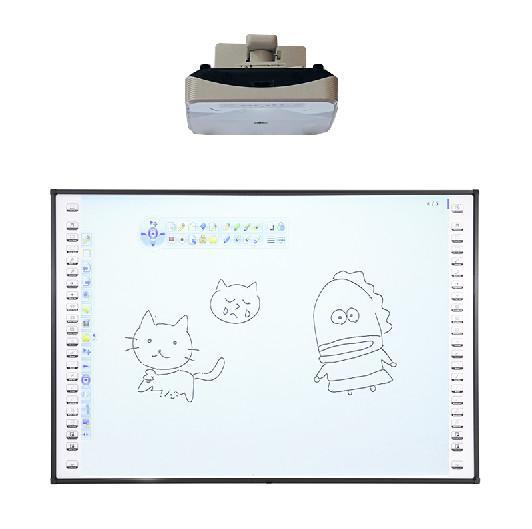 86 Inch Interactive Smart Board with Infrared Touch and 4K Resolution for Education and Conference
