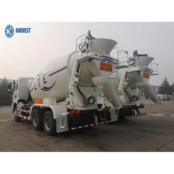6x4 345hp Engine SHACMAN Left Hand H3000 10m3 Transit Mixer Truck