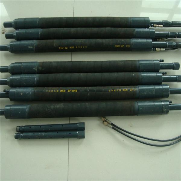 Curtain consolidation grouting drilling cement/water injection inflatable packer