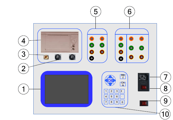 LCD Display Automatic Transformer Testing Equipment With Large Measurement Range