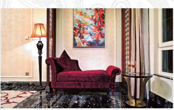 Luxury Hotel Loose Furniture,Lounge/Chaise Sofa,Side Table,SR-026