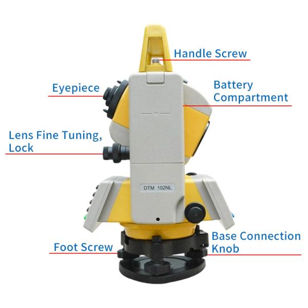 DTM-102NL Laser Total Station The Ultimate Coordinate Sampling Instrument for Precise Measurements