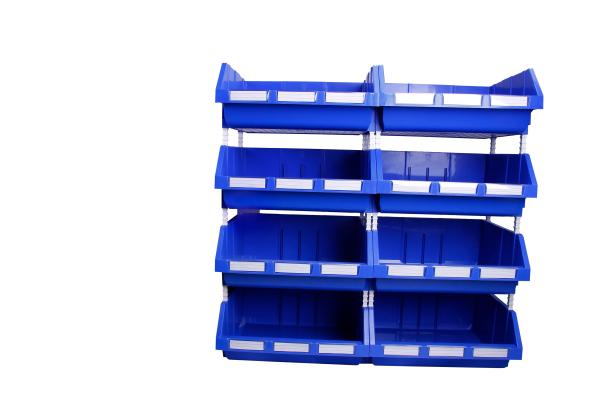 392x334x94mm Internal Size Custom Industrial Stacking PP Box for Plastic Hardware Bins