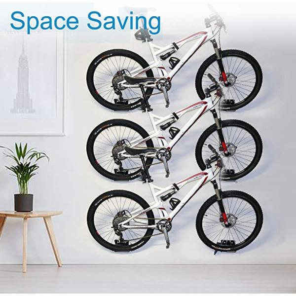 Wall Mounted Indoors and Outdoors Bike Storage Brackets with Single-side Structure