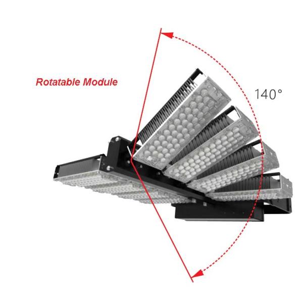 SMD5050 960W 165LM/W Led Sports Field Lighting IP66