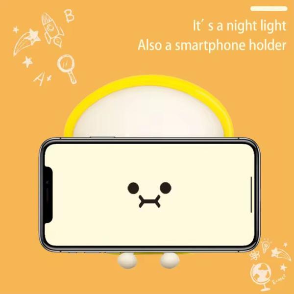 Compact Led Night Light With Rechargeable Dimming And 30 Minute Timed Turn Off