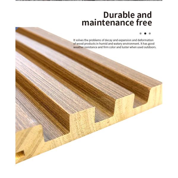Легкая установка Декоративная деревянная решетка для стен современного стиля