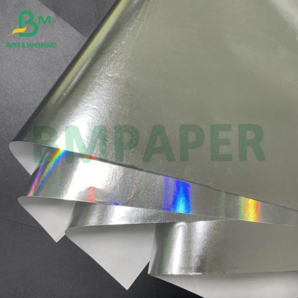 High Wet Strength Gloss Silver Plain Metallized Paper 68gsm 70gsm for Beer Bottle Labels Высокая влажная прочность блестящая серебряная простая металлизированная бумага 68 гг. 70 гг. для пивных бутылок