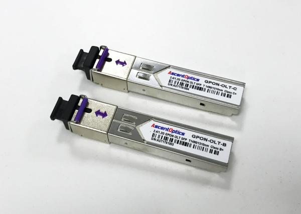 GPON OLT fiber sfp module Tx1490 / Rx1310nm Class B+ SC Connector