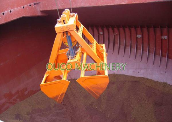 Steel Structure Clamshell Crane Bucket 9.5 Ton High Load Bearing Capacity