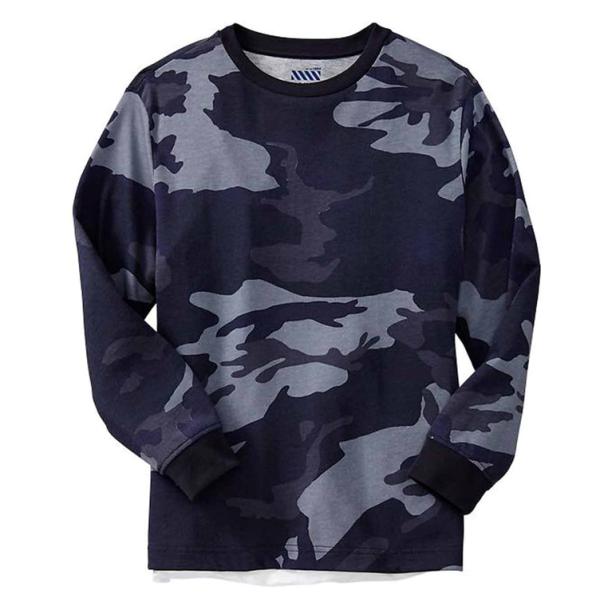 men long sleeve blank camo t shirts